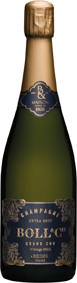 Boll & Cie Blanc de Blancs Grand Cru Vintage 2015 bottle